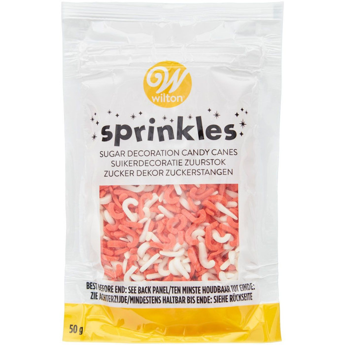 Decorazioni di Zucchero Candy Cane Wilton Sprinkles