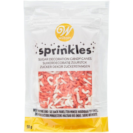 Decorazioni di Zucchero Candy Cane Wilton Sprinkles
