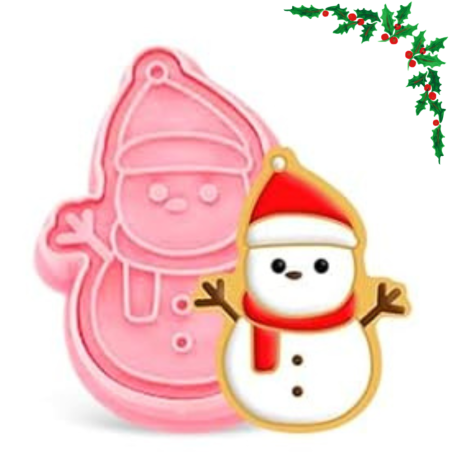 Stampo biscotti Pupazzo di neve snowman