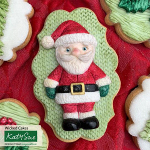 Stampo Babbo Natale in silicone by Katy Sue