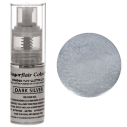 Glitter Spray Argento Scuro (10GR)