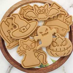 Set 8 stampi biscotti Halloween (6CM)