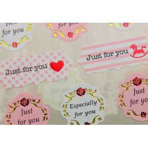 STICKERS ADESIVI  JUST FOR YOU CLASSIC (20PZ)