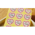 STICKERS ADESIVI EXPECIALLY FOR YOU LOVE (10PZ)